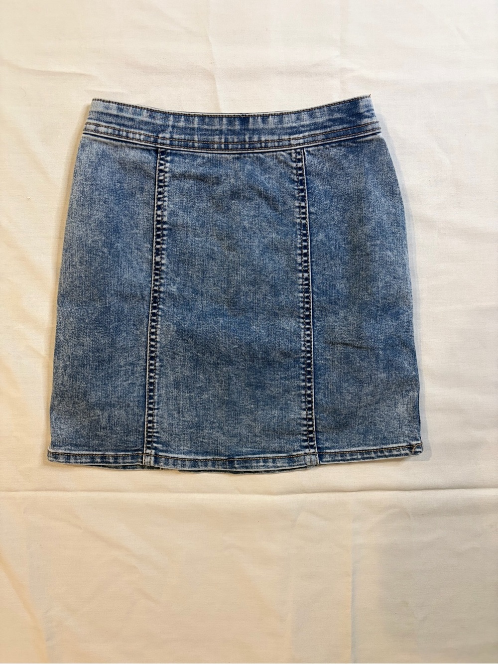 Cat & Jack Blue Denim Panel Mini Skirt